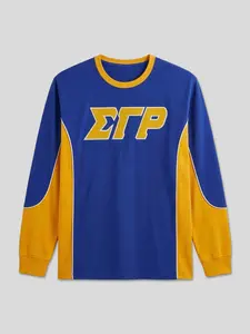 Sigma Gamma Rho Blue Thick Long sleeve Jersey