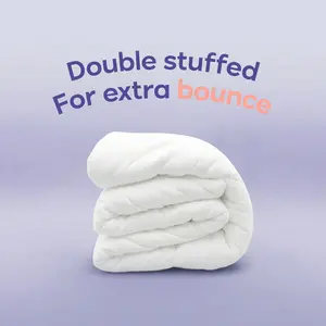 Cloudy Sleep | MarshCloud Comforter Double-Stuffed Ultra-Soft Heat-Adaptive Fill Machine Washable sleep method bedding