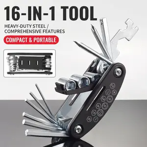 Portable folding small tool for home use, convenient screwdriver set, multifunctional hexagonal universal combination wrench