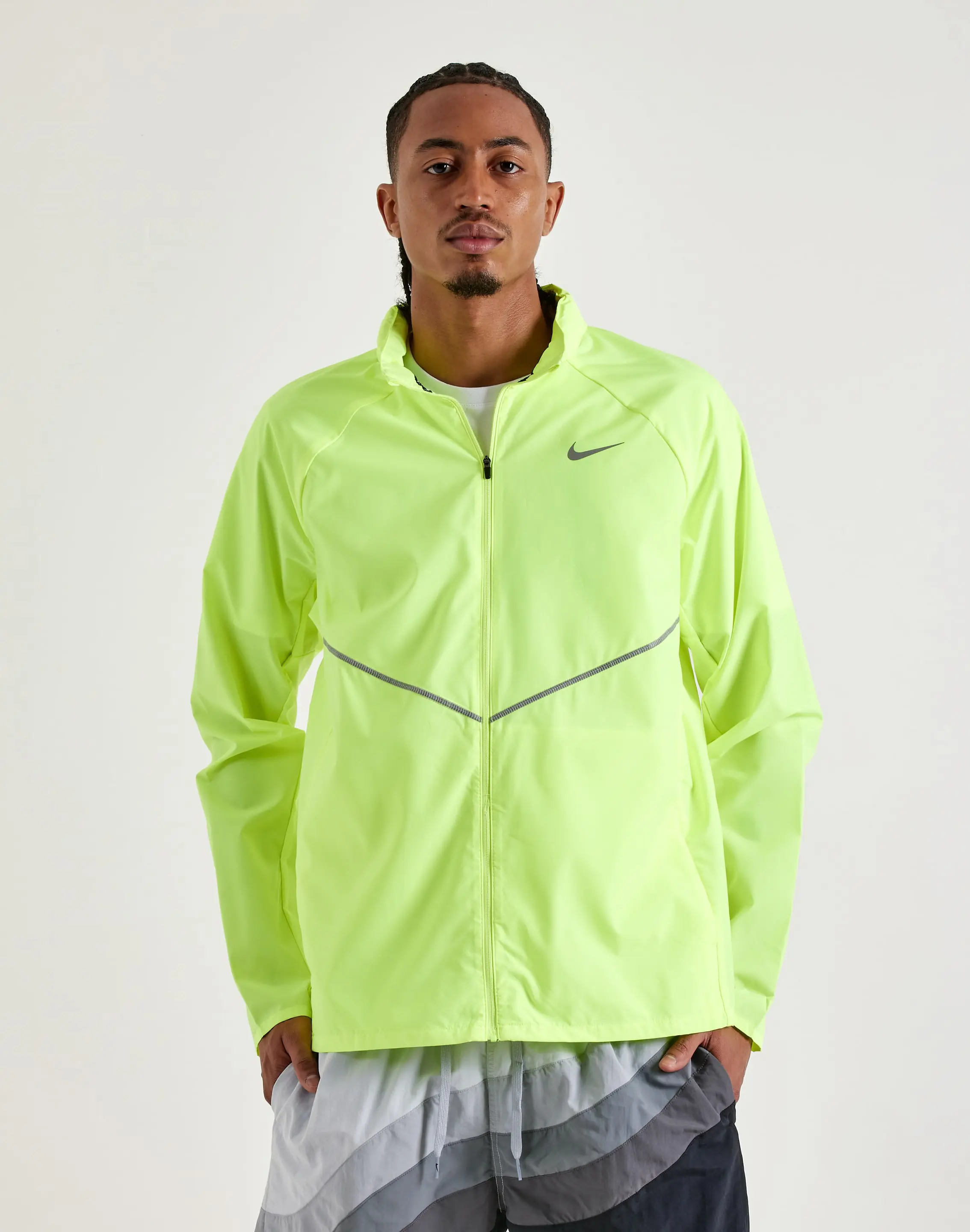 Mens Nike Miler Repel UV Protection Running Jacket