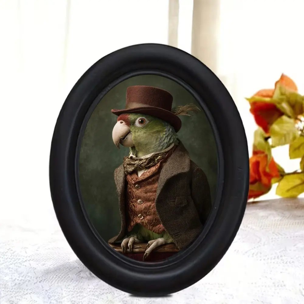 Vintage Parrot Decoration, Animal Decorations, Retro Style, Dark Gothic Office Decor, Funny Bedroom Atmosphere, Unique Personality, Mdf Material