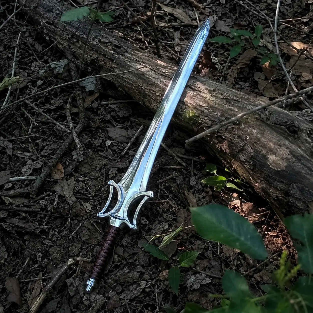 He- Man Fantasy Sword of Power Collectible Replica | 129.5CM Blunt Edge Display Sword | Handmade Medieval Fantasy Decor | Leather Sheath Included | Cosplay Prop | Collector Gift | Fantasy Room Decor | Display Piece for Men & Fans