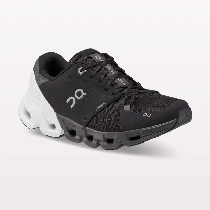 On Women's Cloudflyer 4 Running Shoes, Black & White - Full Size