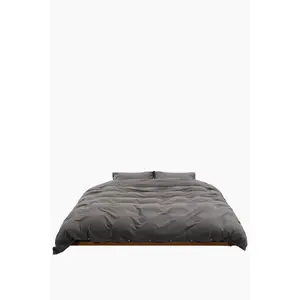 Organic Cotton Percale Bedding | Dark Taupe
