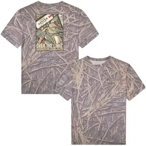 Over The Limit T-Shirt, Mossy Oak Washed Bottomland Mallard Tee, Mossy Oak Hunting T Shirt, 3D Camo Style T-Shirt, Gift For Hunters, Gift For Dad