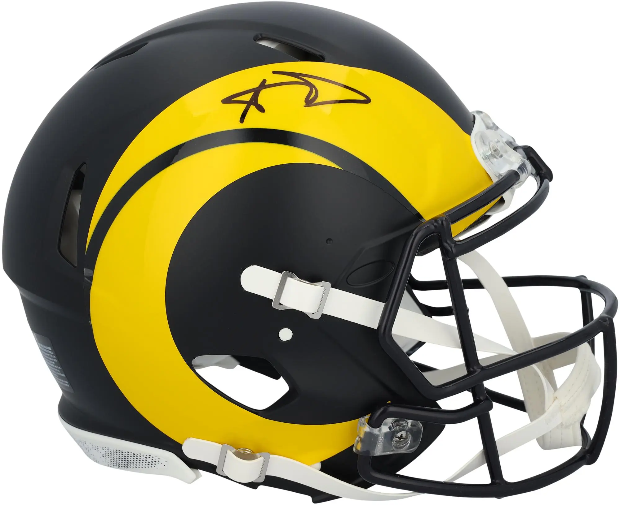 Aaron Donald Los Angeles Rams Autographed Riddell Rivalry Speed Authentic Helmet - Fanatics Authentic Certified