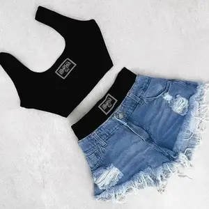 matching sets women Letter Print Sports and Casual Suit Women's Summer Vacation Retro Sweet Slim Sexy Short Sling Vest T-shirt Short Skirt No.177Gift