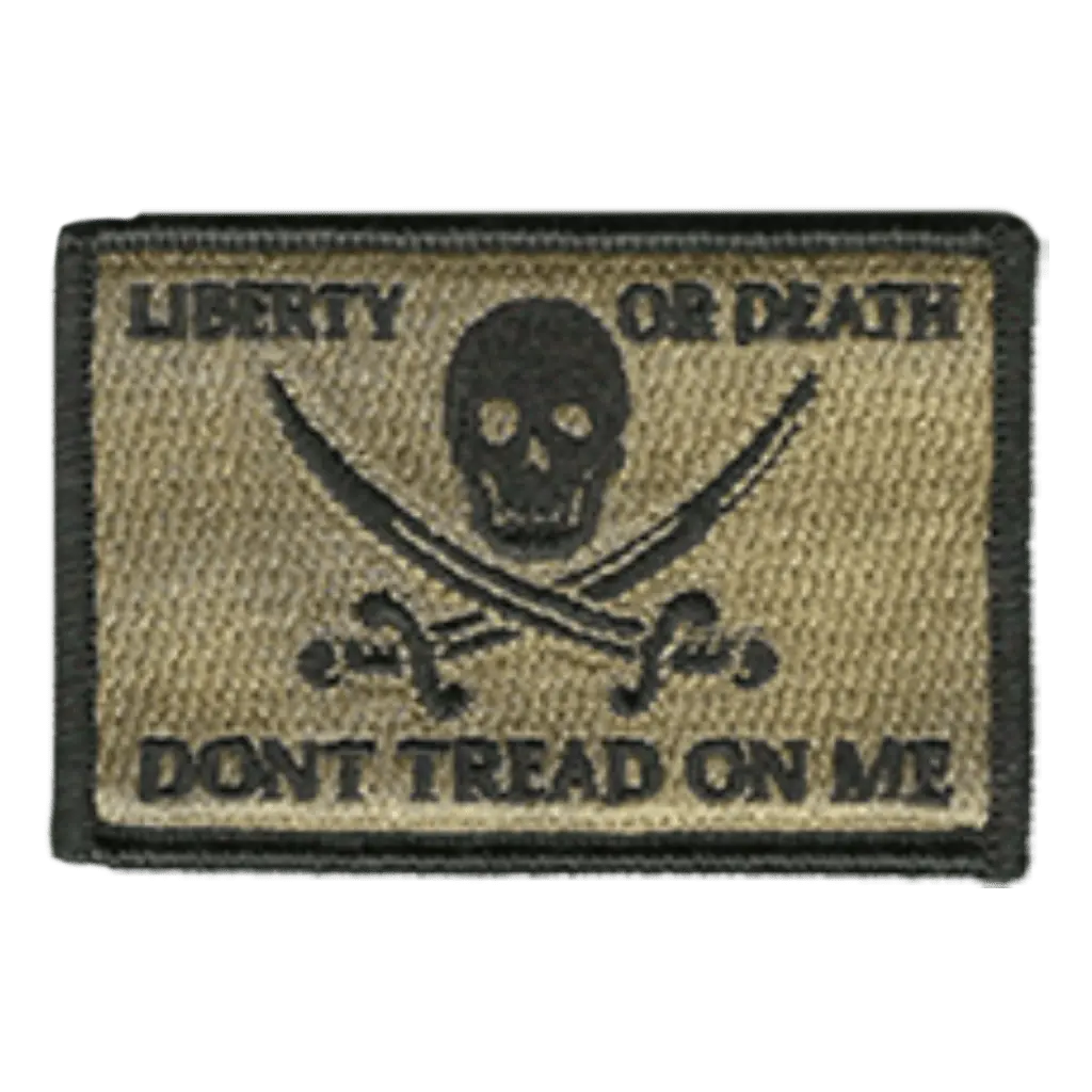 2"x3" Skull and Swords Calico Jack Tactical Patch