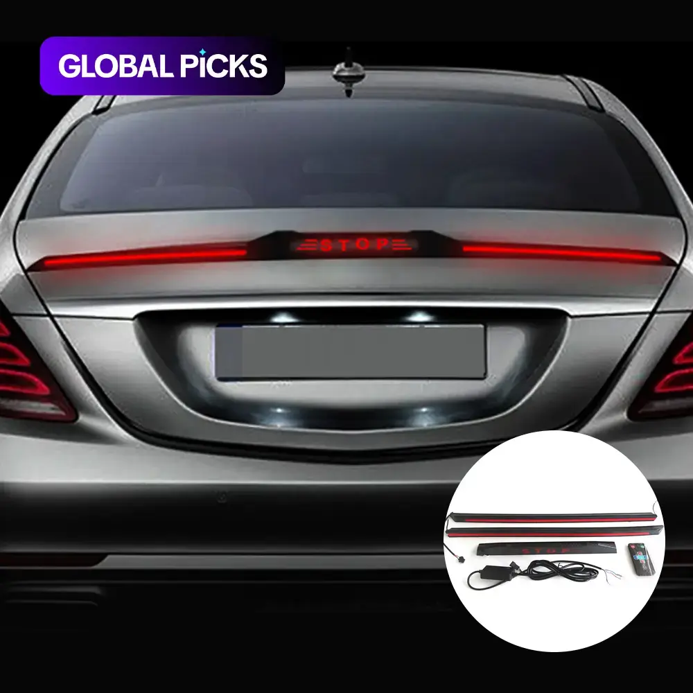 Adjustable Multi-mode Universal Car LED Tail Light Strip with Remote Control, for Automotive Decoration, Car Decorative Light, Car Strip Lights #GLOBAL PICKS
