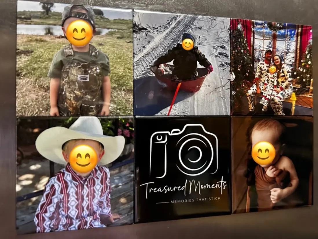 (1) 2.5” x 2.5” Custom Photo Magnets