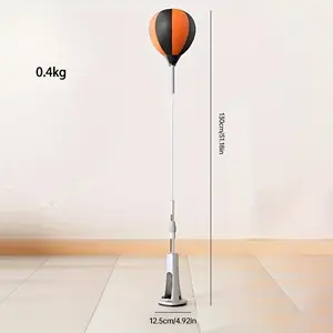 Used for indoor training of reaction skills. This sturdy, high-quality standing speed ball, Boxing Speed Trainer, is equipped with a strong suction cup, suitable for adults to participate in boxing training and fitness exercises. Adjustable size.