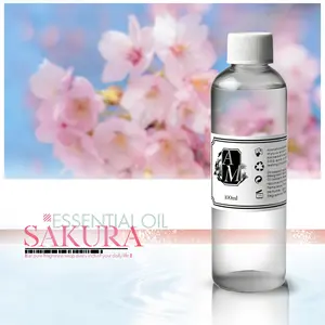 120ML Sakura  Essential Oil, Aromatherapy Scented Oils, Reed Diffuser Refill Liquid, Suitable for Humidifiers, Long-Lasting Fragrance, Home Bedroom Hallway Toilet, Scented Home Fragrance