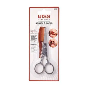 Kiss New York Premium Mustache Scissors Kiss New York Premium Mustache Scissors