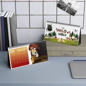 Calendar 2026 Studio Ghibli, Anime Ghibli Desk Calendar, Anime Ghibli Decor Gift