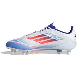Adidas F50 Elite SG Metal Studs Football Boots for Men and Women with Anti-Slip and Durable Design in White Red Blue Trending Shoes, House White Official Shoes to Get / Maison Mihara