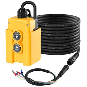 Dump Trailer Remote Control Switch, Briidea 4 Wire 12V Double Acting Hydraulic Pump Power Supply Unit Remote Controller Truck Lift Gate Tipper Hoist Convenience Operation, 12V Compatibility