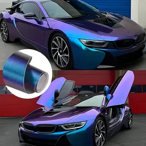 Car Vinyl Film, Gradient Gloss Vinyl Wrap, Stretchable Automotive Vinyl Sticker for Cars Motorcycle Decals Film