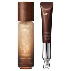 GUYU Collagen Ginseng Firming Skincare Set - Collagen Peptide Jelly Mist & Ginseng EMS Eye Cream, Micro-current technology, Compound K, Hyaluronic Acid, Moisturizing, Anti Aging, Wrinkle Release, Collagen Plumping, Glowing, Repairing #dealsforyoudays