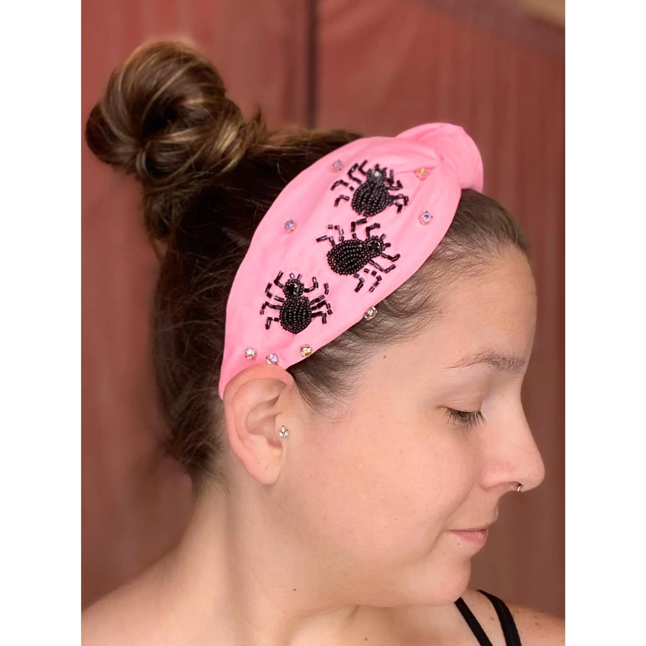 Pink Spider Headband - Stylish Headband with Unique Design and Comfortable Fit