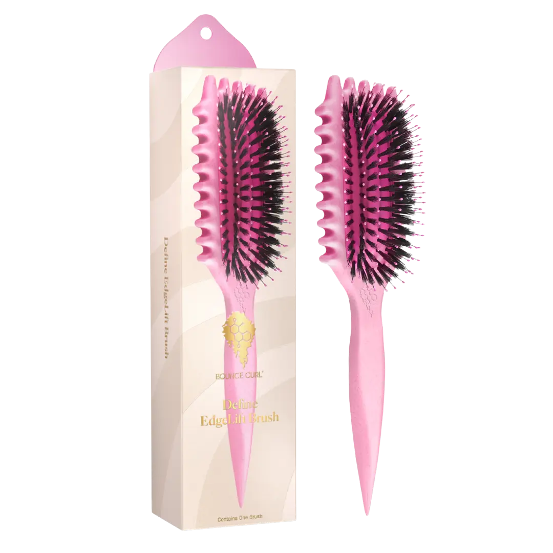 Define EdgeLift Curl Brush by Bounce Curl For Definition, Defined Curls, Frizz Reduction, Smooth Hair Style Define EdgeLift Curl Brush by Bounce Curl For Definition, Defined Curls, Frizz Reduction, Smooth Hair Style