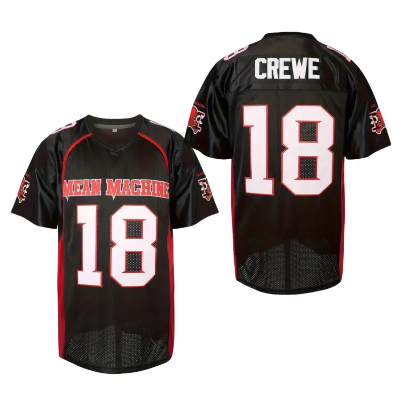 Men's #18 Embroidery Soccer Jersey - Breathable Polyester Short-Sleeve V-Neck Sports Top, Athletic Active Top for Summer Sport, Going Out, Athletic Active Tops