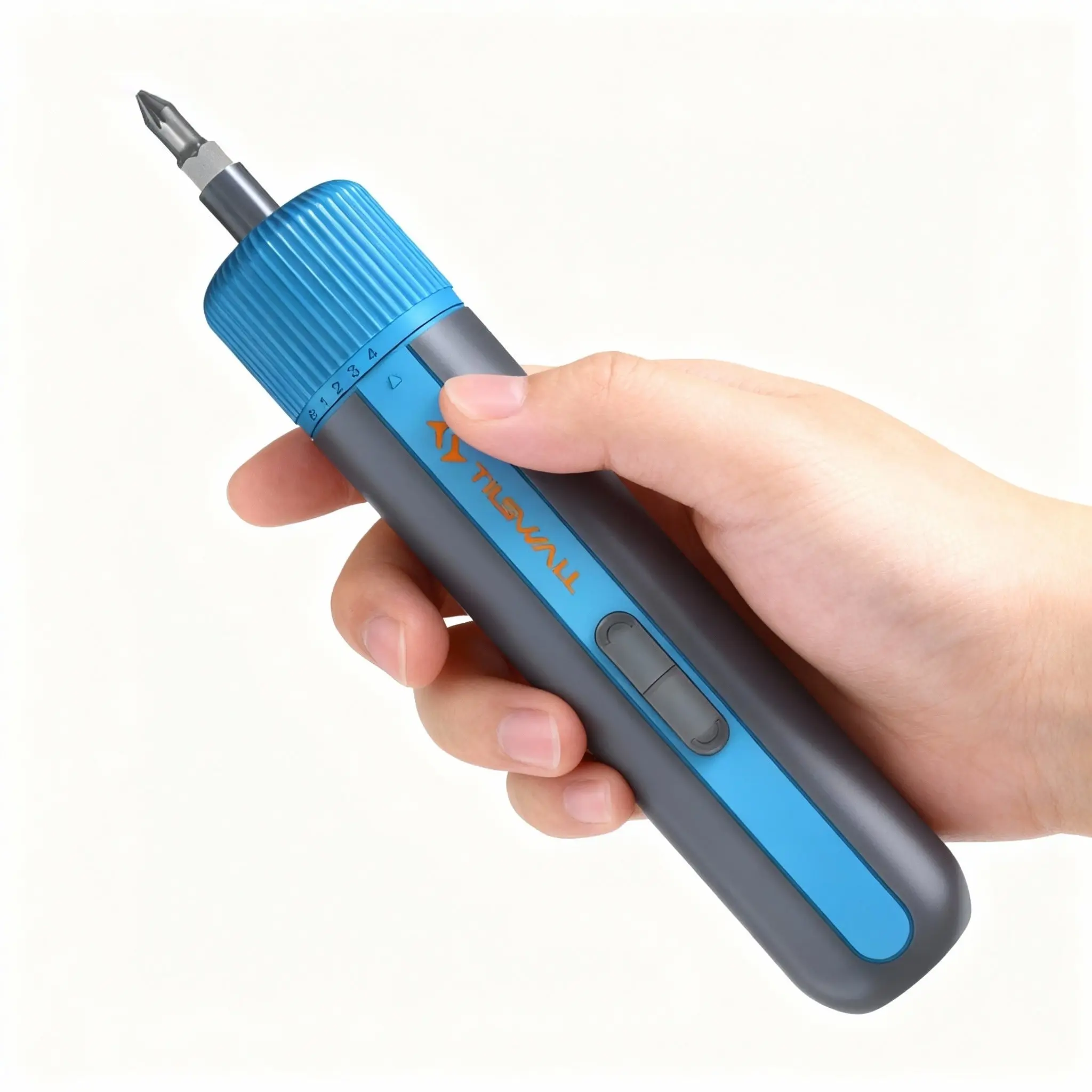 TILSWALL Cordless High-Torque Mini Screwdriver Kit - 10N.m Power, 4-Speed Control, 2200mAh USB-C Charging, 25 S2 Bits, 260RPM Motor, Plastic Body, LED Lights, for DIY Home Repairs, Ideal for Women, Father's Day Gift, Cordless Screwdriver, Wood