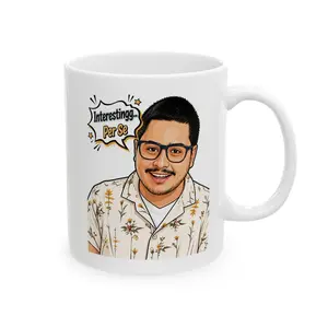 Mug WHITE ONLY Funny Interesting… Per Se Mug | Love on the Spectrum Inspired Quote | Viral Reaction Meme Mug Coffee Gift For Fan, Koozie