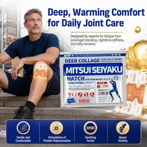 DRMITSUI Seiyaku BonePainPatch FARINFRARED Thermal Patches 6 Patches Bag for Bone Pain Relief Healing Healthcare Therapeutic Treatment