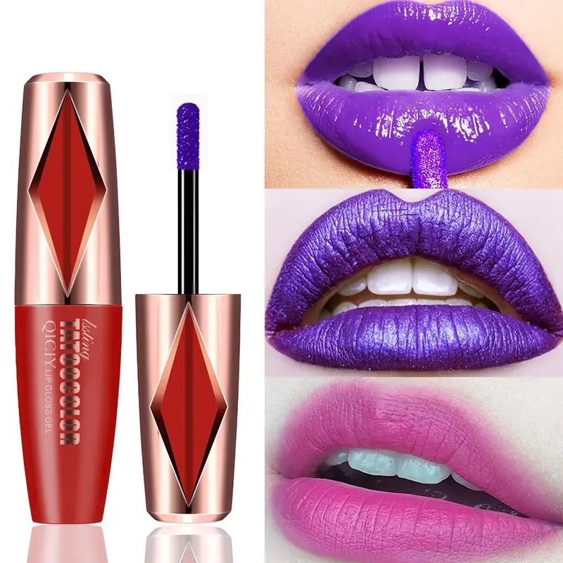 Tear Lipstick Natural Moisturizing Non-Stick Cup Lightweight Korean Lip Gloss Matte Lip Glaze Holiday Gift 10G Peel Off Lip Tint Limited Winter Edition - 01