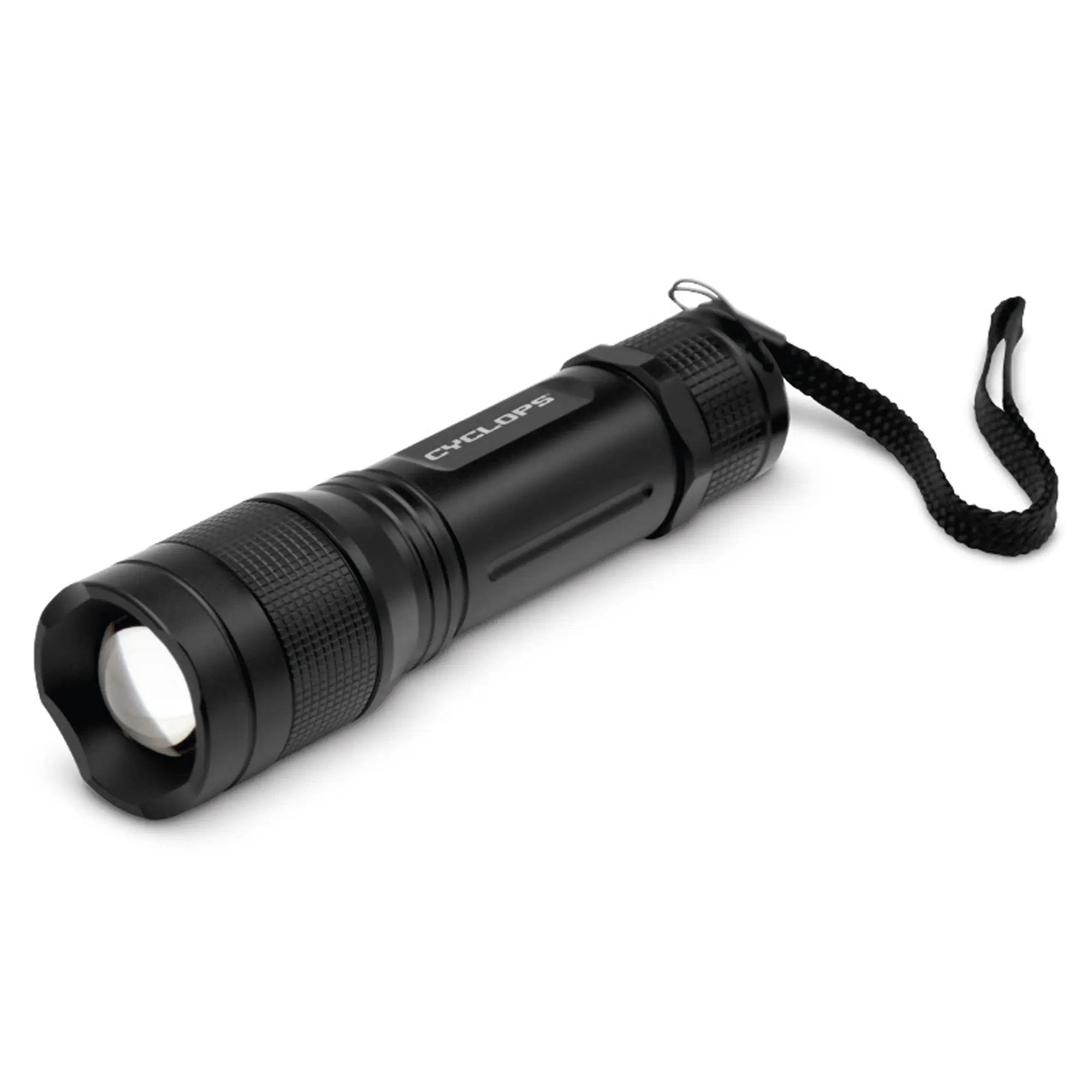 Cyclops TF-350 Tri-Mode Rear Switch Tactical LED Flashlight with Cree XTE 5W LED Bulb, Anodized Aluminum Alloy Housing, Aluminum Construction for Camping & Hiking
