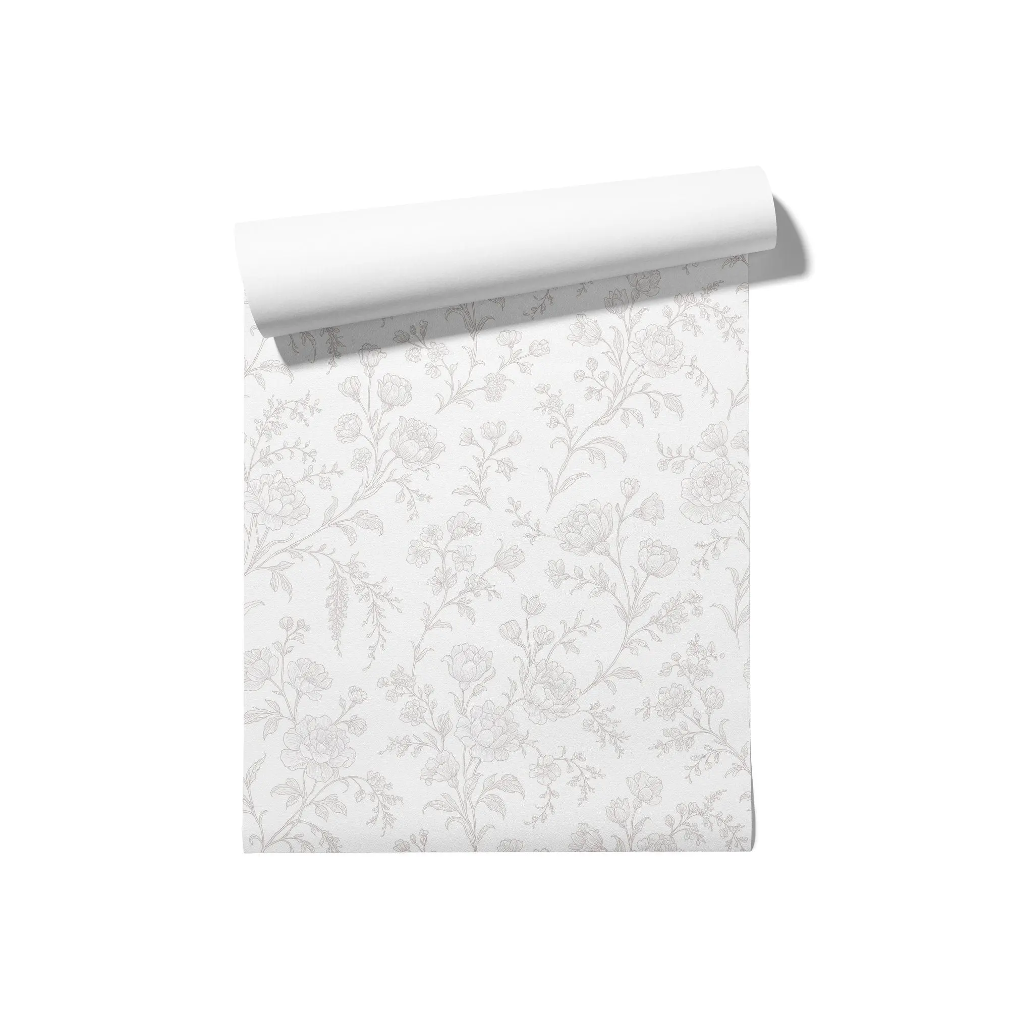 The Chelsea Pink Floral Motif Peel-and-Stick Wallpaper - 30 ft (h) x 19 in (w), Renter-Friendly, Non-Pasted, Ideal for Bedrooms, Nurseries