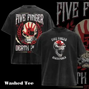 Five Finger Death Punch T-shirt - Metal Music Rock Band Shirt, Retro Music Tee, Rock Music Lover Shirt, Vintage Band Shirts Casual Comfort Cotton Fabric Fit Top , Top Men's and Women's Clothing