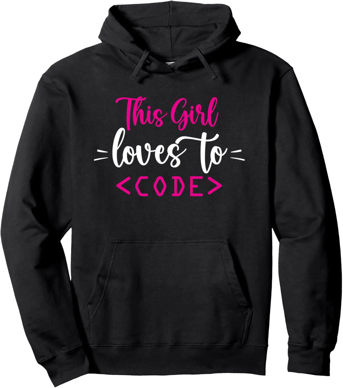 Funny Cute Programming Code Coding Girl Woman Programmer Pullover Hoodie - Nickiemon Shop 63B0BGF3C62T