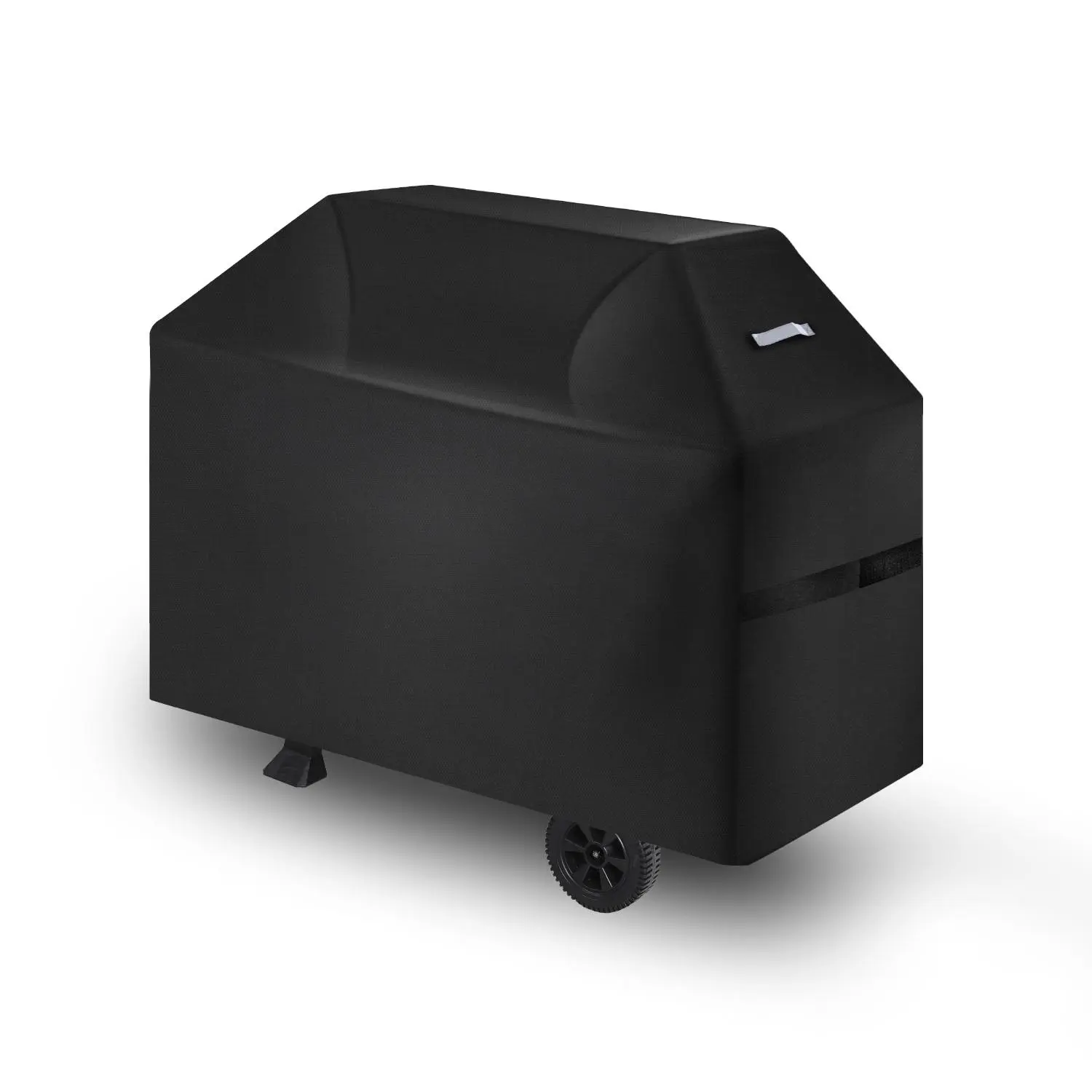 VEVOR 52-in BBQ Grill Cover, Heavy-Duty 600D Polyester Anti-UV Wind-Resistant High-Resistance Dustproof Protective Dust Cover, Waterproof, Fade-Resistant, Easy On/Off with Hook-and-Loop Straps, Black, Anti-Uv Dust Covers, Protective Dust Covers