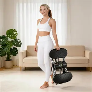 Rocking Stepper Ski Machine with 3D Motion Stepper Design Side Sepper Machine for Home Workout - 250 lbs Capacity, Compact & Space-Saving Design