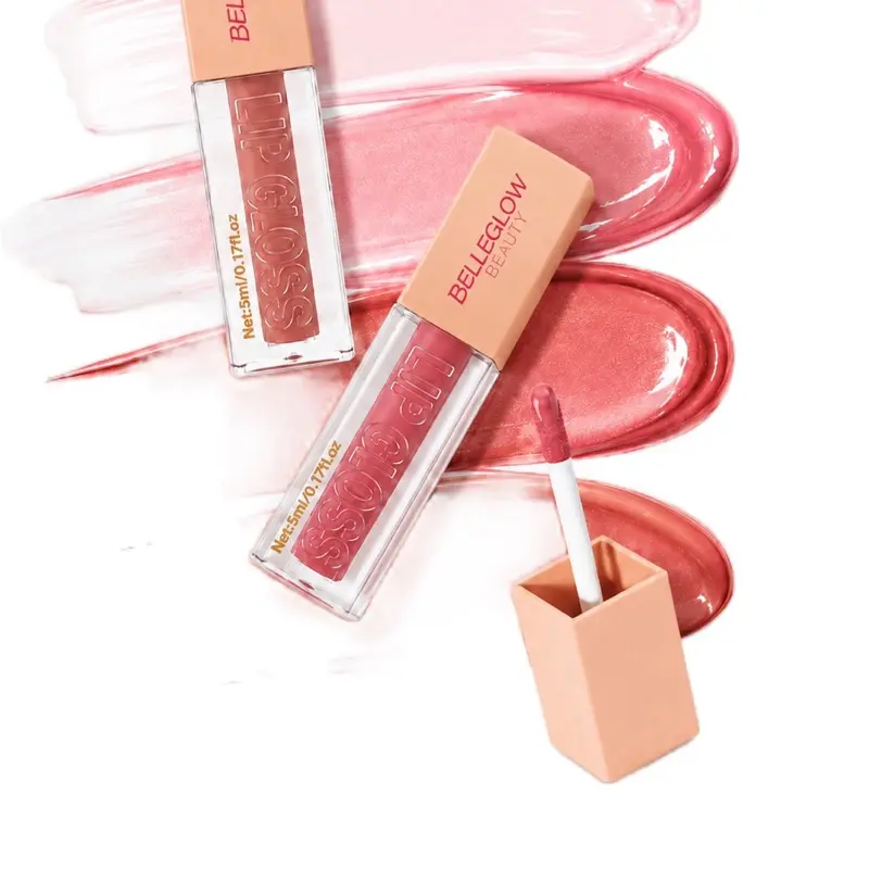 BelleGlow Beauty Lip Gloss – High Shine Glossy Lip Color, 5 mL
