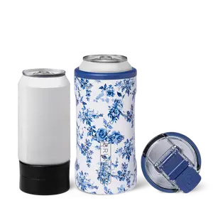 BrüMate Hopsulator Trio 3-in-1 Insulated Can Cooler | 12oz Cans + 16oz Cans + 100% Leakproof Tumbler with Lid