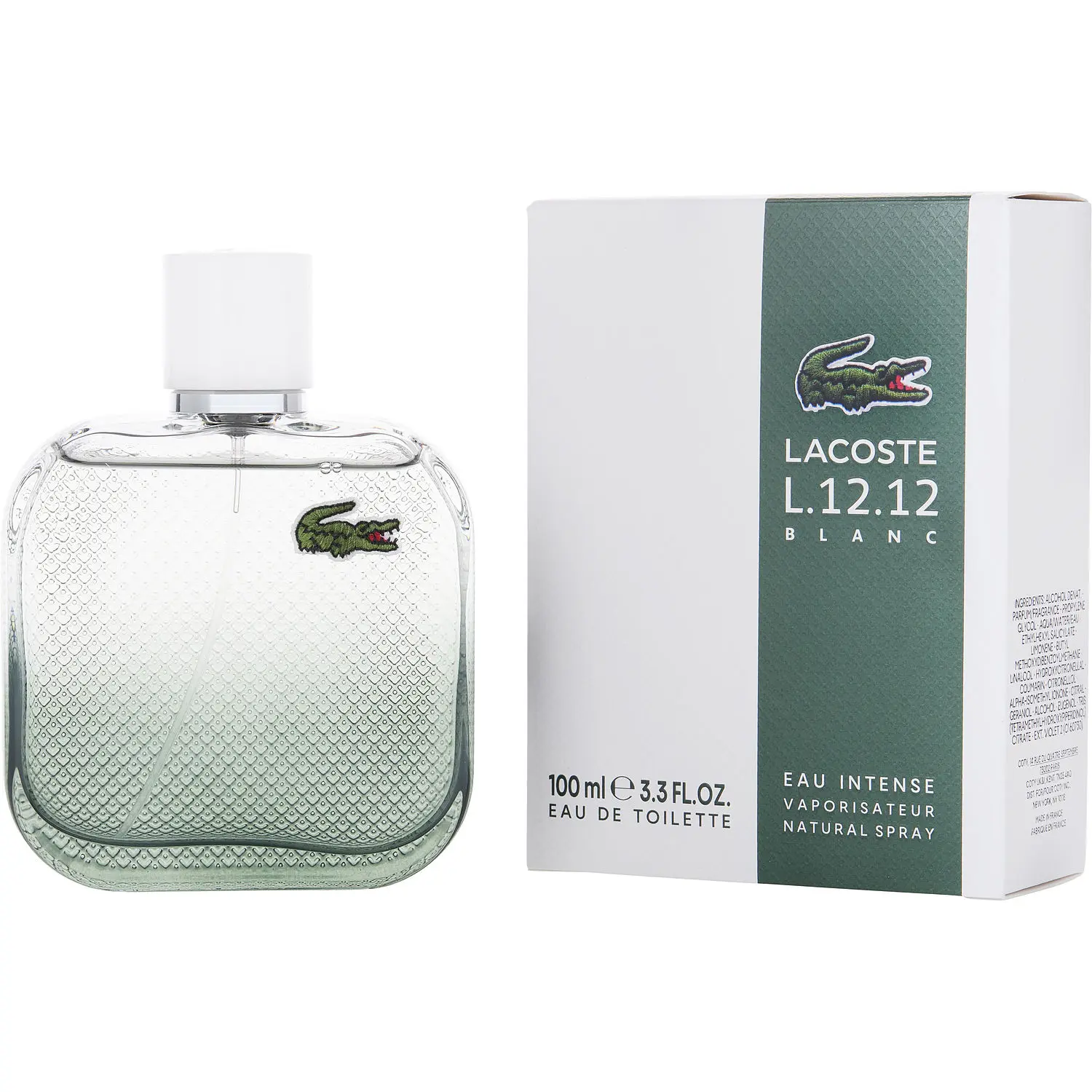 Lacoste L.12.12 Blanc Eau Intense By Lacoste Edt For Men