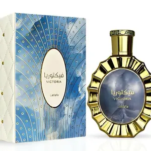 Lattafa Perfumes | Victoria | Eau De Parfum | 100 ML | 3.4 oz | Natural Spray | Unisex Fragrance | Lemon Meringue Fragrance