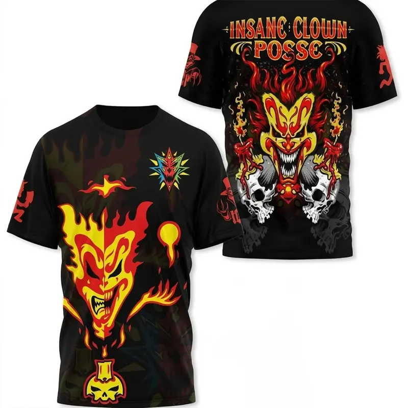Insane Clown Posse band 2025 3D T-shirt All Sizes Music Graphic T-Shirt – Unisex Band Gift For Fan
