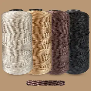 Luxury 4-Piece Set Ice Silk Thread Heavyweight 120g Smooth Fabric Yarn for Handmade Summer Sun Hats, Crochet Bags, Caps, Sandals, Car Seats