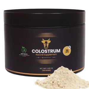 Colostrum Supplement Powder for Humans, Bovine Colostrum for Gut Health Immune Support Hair Growth Beauty Supplement Muscle Recovery & Wellness Gluten Sugar Fat Free Unflavored 108 Grams Healthcare Edible