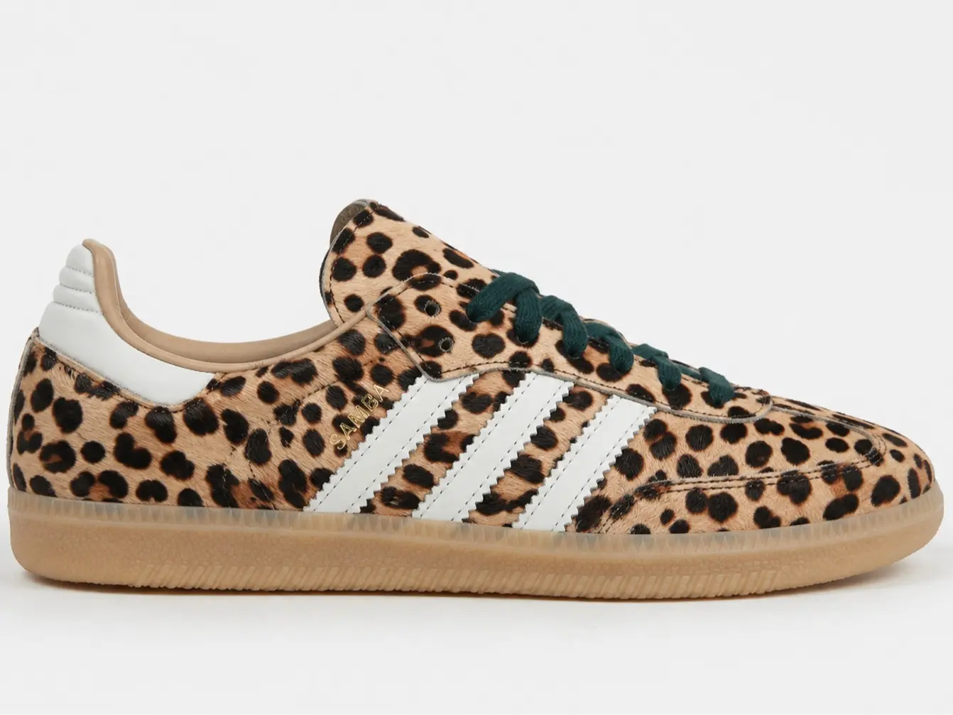 adidas Samba OG Leopard Magic Beige Women's Fashion Shoes New adidas Samba OG Leopard Magic Beige Women's Fashion Shoes New