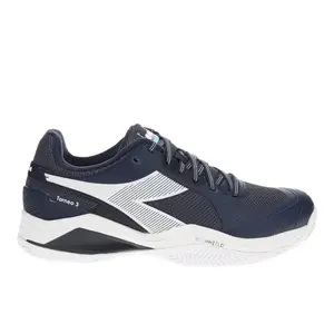 diadora Mens Blushield Torneo 3 Clay Tennis Sneakers Shoes - Blue