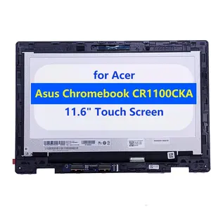 Screen Replacement for  Chromebook 11.6 CR1100CKA LCD Module Display Touch Screen Digitizer Assembly w/Bezel 90NX03E1-R20010