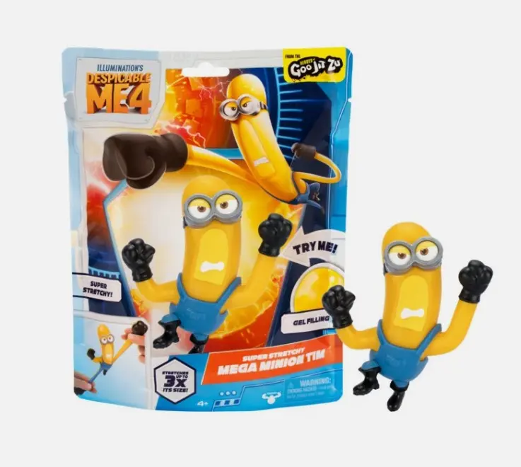 Despicable Me 4 Heroes of Goo Jit Zu, Super Stretchy Mega Minion Tim