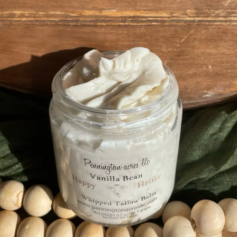 Tallow balm infused vanilla