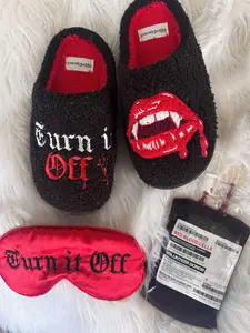 Turn It Off Slippers