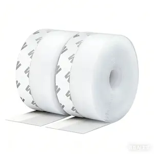 2PCS  16.4 Ft Door Weather Stripping, 1.38" Width Adhesive Seal Strip, Door Draft Stopper Anti-Draft Insulation Tape
