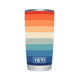 YETI Rambler 20 oz Stainless Steel Vacuum Insulated Tumbler w MagSlider Lid BPA Free Dishwasher Safe Drinkware - Flasks
